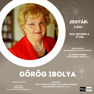 Görög Ibolya előadása