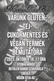 Gluténmentes, tejmentes, cukormentes és vegán pékáru kóstoló